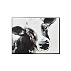 ELK Home S0016-8146 White Lucy the Cow Wall Art