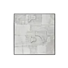 ELK Home S0016-9828 White Whiten I Abstract Wall Art
