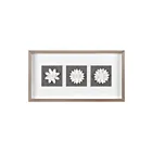 ELK Home S0056-9833 White Floral Shadow Framed Wall Art