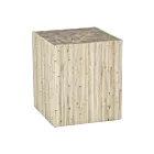 ELK Home S0075-8232 Natural Toleno Accent Stool - Square