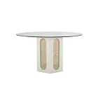 ELK Home S0075-9886 Shoji White Clearwater Dining Table