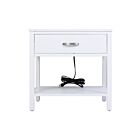 ELK Home S0115-7463 Grain de Bois Blanc Ramsay Accent Table