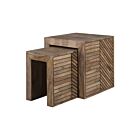 ELK Home S0805-7820-S2 Natural Deltaville Accent Tables - Set of 2