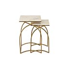 ELK Home S0895-9399-S2 Gold Graven Accent Tables - Set of 2