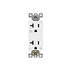 Enerlites 62060-TWR-W Commercial Grade 20A Decorator Style Tamper and Weather Resistant Duplex Receptacle