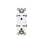 Enerlites 63151-W Industrial Grade Heavy Duty 15A Decorator Receptacle