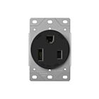 Enerlites 65500-BK Flush Mount Receptacle