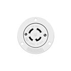 Enerlites 66804-W Locking Flanged Outlet
