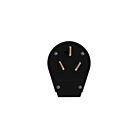 Enerlites 67351-BK Straight Blade Angle Replacement Male Plug