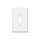 Enerlites 8811O-W Toggle Switch One-Gang Wall Plate