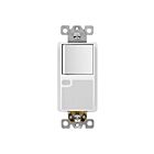 Enerlites 91150-GL-W Residential Grade Decorator Switch Single Pole with Guide Light