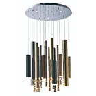 ET2 Lighting E10020-MPLT Flute 29-Lights 2668W Multi-Plated Pendant