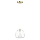 ET2 Lighting E10044-18SBR Deuce 1-Light 4W Satin Brass Pendant