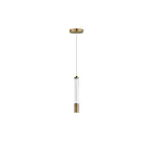 ET2 Lighting E11061-144NAB Cortex 1-Light 7.5W Natural Aged Brass Pendant