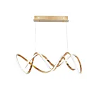 ET2 Lighting E20468-BCN Signature 1-Light 63W Brushed Champagne Pendant