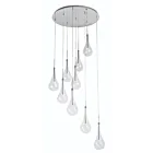 ET2 Lighting E20515-18PC Larmes LED 9-Lights 13.5W Polished Chrome Pendant