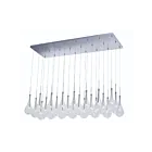 ET2 Lighting E20518-18PC Larmes LED 24-Lights 36W Polished Chrome Pendant