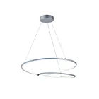 ET2 Lighting E21327-MS Cycle 1-Light 98W Matte Silver Pendant