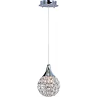 ET2 Lighting E24023-20PC Brilliant 1-Light 40W Polished Chrome Pendant