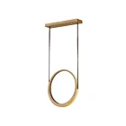 ET2 Lighting E24081-NAB Tether 1-Light 24.5W Natural Aged Brass Pendant