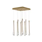 ET2 Lighting E24217-118GLD Stillo 9-Lights 13.5W Gold Pendant