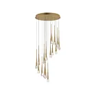 ET2 Lighting E24230-122GLD Pierce 16-Lights 48W Gold Pendant