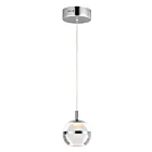 ET2 Lighting E24591-93PC Swank 1-Light 6W Polished Chrome Pendant