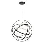 ET2 Lighting E24785-BK Gyro II 5-Lights 390W Black Pendant