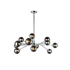 ET2 Lighting E24826-138PC Asteroid 12-Lights 48W Polished Chrome Pendant