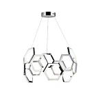 ET2 Lighting E24893-PC Polygon 1-Light 70W Polished Chrome Pendant