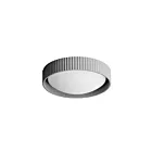 ET2 Lighting Souffle E25051-GY 1-Light 25W Gray LED Semi Flush Mount