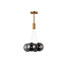 ET2 Lighting E25084-142GLD Burst 4-Lights 7.2W Gold Pendant
