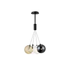 ET2 Lighting E25084-148BK Burst 4-Lights 7.2W Black Pendant