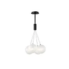 ET2 Lighting E25084-54BK Burst 4-Lights 7.2W Black Pendant