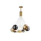 ET2 Lighting E25088-148GLD Burst 20-Lights 36W Gold Pendant