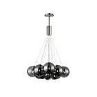 ET2 Lighting E25089-142SN Burst 12-Lights 21.6W Satin Nickel Pendant