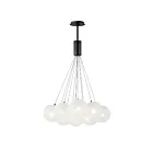 ET2 Lighting E25089-54BK Burst 12-Lights 21.6W Black Pendant