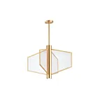 ET2 Lighting E25132-133NAB Telstar 4-Lights 40W Natural Aged Brass Pendant