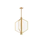 ET2 Lighting E25134-133NAB Telstar 4-Lights 42W Natural Aged Brass Pendant