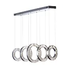 ET2 Lighting E30565-20PC Charm 5-Lights 415W Polished Chrome Pendant