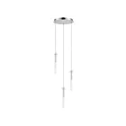 ET2 Lighting E31093-93PC Pipette 3-Lights 12W Polished Chrome Pendant