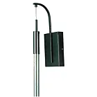 ET2 Lighting Scepter E32770-91BC 1-Light Black Chrome 7.5W LED Wall Sconce