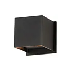 ET2 Lighting Alumilux Cube E41308-BK 6W Black LED Outdoor Wall Sconce