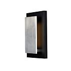 ET2 Lighting Alumilux Piso E41335-BKSA 15W Black/Satin Aluminum LED Outdoor Wall Sconce