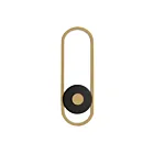 ET2 Lighting Gravity E42106-BKGLD 15W Outdoor Wall Mount