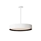 ET2 Lighting E51015-WTBK Echo 1-Light 40W White/Black Pendant