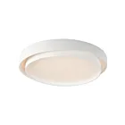 ET2 Lighting Ziggurat E51046-WT 1-Light 155W White LED Semi Flush Mount