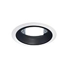 Eurofase Lighting 21782-45 White 4" Round Stepped Baffle Trim