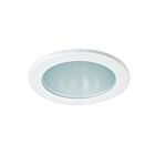Eurofase Lighting 21783-57 White 4" Shower Flat Glass Trim