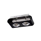 Eurofase Lighting 24812-01 2-lights 100W Black Flushmount Track Light